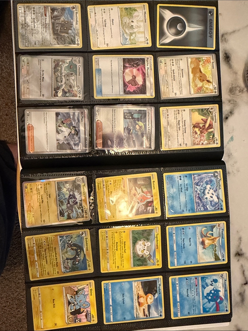 Pokemon Card Binder full of Cards